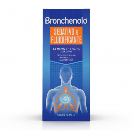 BRONCHENOLO SEDATIVO E FLUIDIFICANTE SCIROPPO 150 ML 1,5 mg/ml + 10 mg/ml