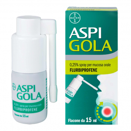 ASPI GOLA  SPRAY MUCOSA ORALE 15 ML 0,25%